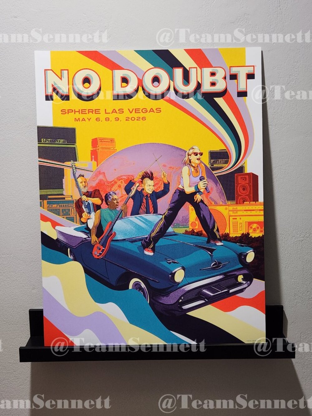 No Doubt Sphere Poster / Weekend 1 / May 6, 8 & 9 / Sphere Las Vegas 2026